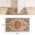 thumbnail image 6 of Bohemian Farmhouse Orange Vintage Welcome Doormat for Indoor/Outdoor Entrance Bohemian Farmhouse Orange Vintage Decoration Door Mat Kitchen Door Mat Bedroom Doormat 17x30 Inch, 6 of 6
