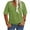Green, variant on Solid Color Women Plus Size V-neck Casual Shirt Short Sleeved Simple Tee Tops