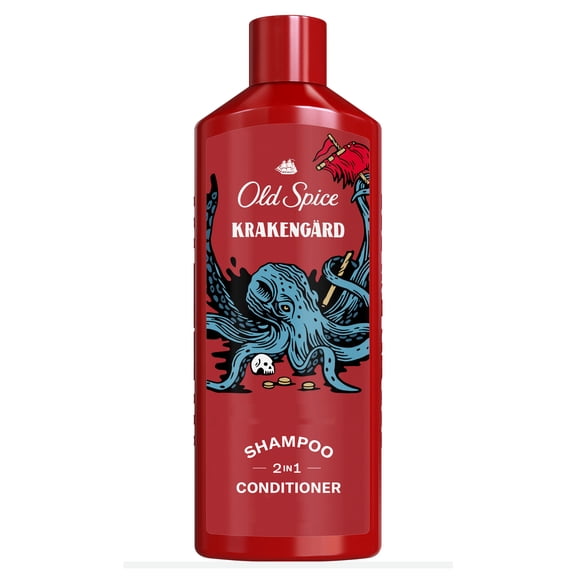 Old Spice Krakengard 2in1 Shampoo and Conditioner for Men, Healthier, Fuller, More Moisturized Looking Hair, 13.5 fl oz
