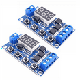 thumbnail image 3 of 4Pcs DC12-24V Dual MOS Digital Time Delay Relay Trigger Delay Switch Circuit Board Timing Control Module, 3 of 8