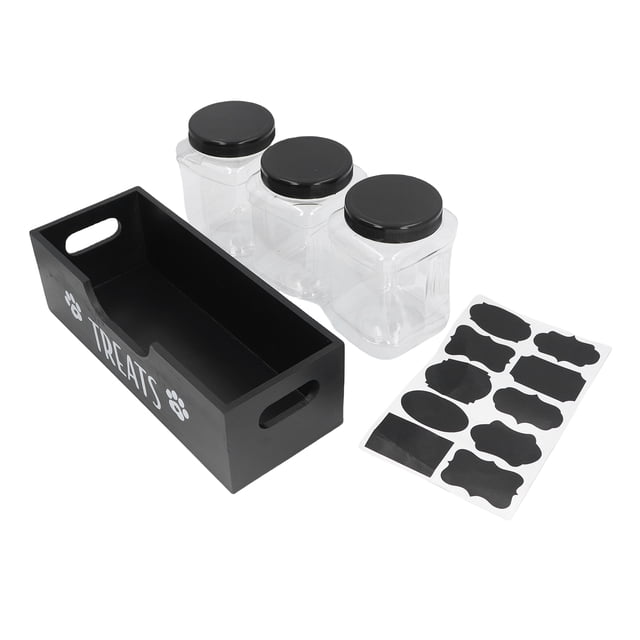 Soporte Para Almacenamiento De Comida Para Perros, Contenedor Seguro Para Golosinas Para Perros Que Ahorra Espacio, Resistente Para El Hogar