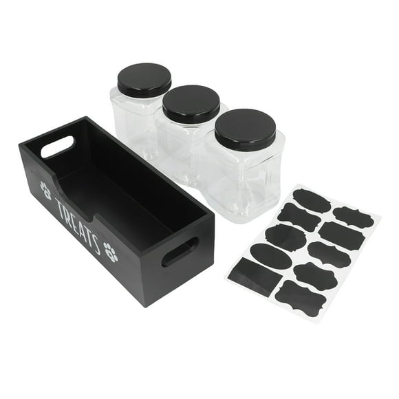 Soporte Para Almacenamiento De Comida Para Perros, Contenedor Seguro Para Golosinas Para Perros Que Ahorra Espacio, Resistente Para El Hogar