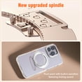 thumbnail image 3 of ROFAY Compatible with iPhone 16 Case [3X Military-Grade Drop Protection], Magnetic Kickstand & Ring Stand, Shockproof, Anti-Fingerprint, MagSafe Compatible - Silver, 3 of 8
