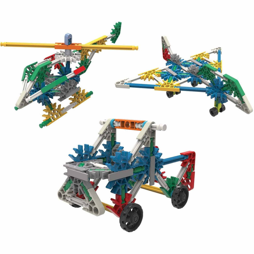 K'NEX Intro Bundle Plane, Helicopter and Truck Building Sets Walmart