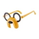 thumbnail image 4 of Gafas de sol divertidas para , accesorios para disfraz de perro, accesorios Vintage, gafas de cachorro de dibujos animados DIY para fiesta en la amarillo perfecl gafas de sol de dibujos animados, 4 of 6