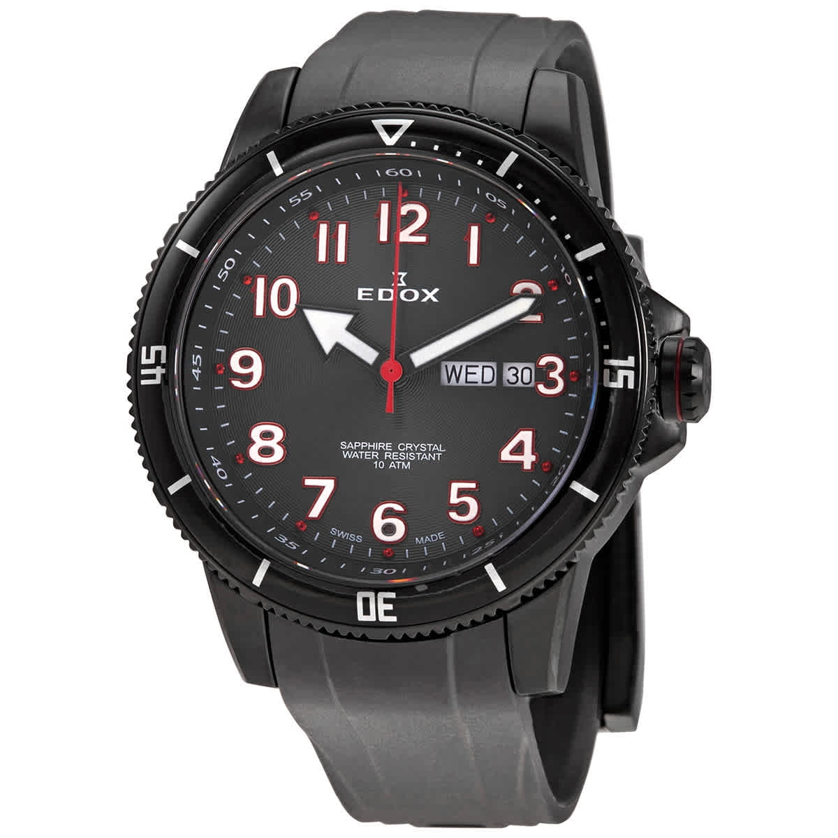 Edox Chronorally S Quartz Grey Dial Men s Watch Kuwait Ubuy