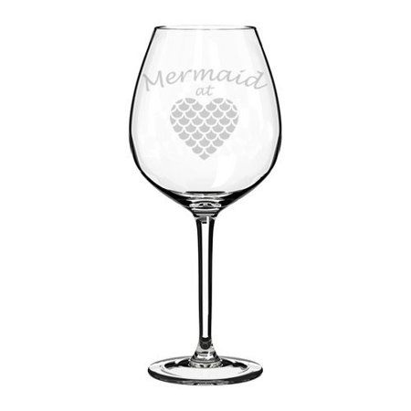 

Wine Glass Goblet Mermaid At Heart (20 oz Jumbo)