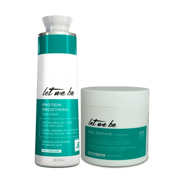 Kit Let Me Be Progressive Btox Smooth Protein Capillary Pro Repair 2x500ml/2x16.9fl.oz