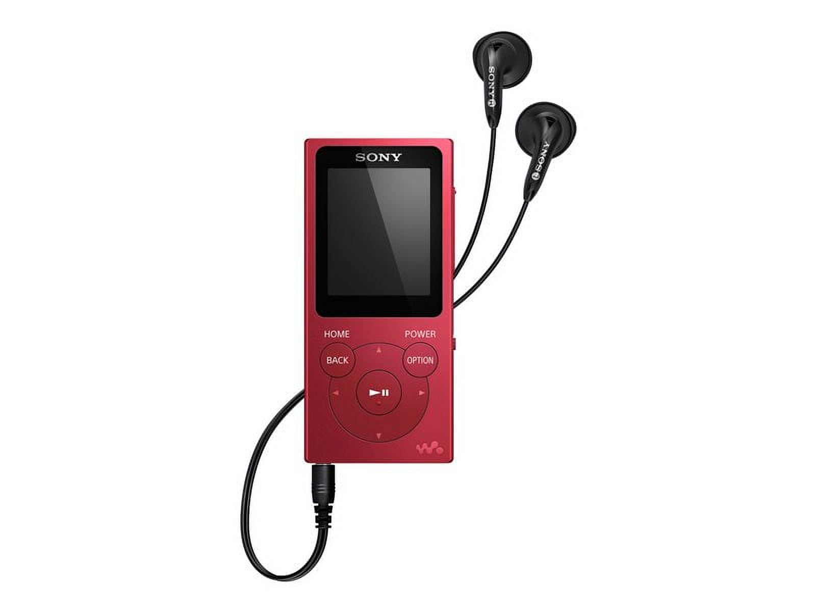 SONY Walkman® Digital Music Player, Portable, 8GB - NW-E394/R Red