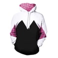 thumbnail image 4 of Sudadera con capucha de Spider Gwen Stacy para hombres y mujeres, Kimonos, disfraz de Cosplay, jersey con capucha, ropa de calle para adultos, capa de fiesta de Halloween, 4 of 4
