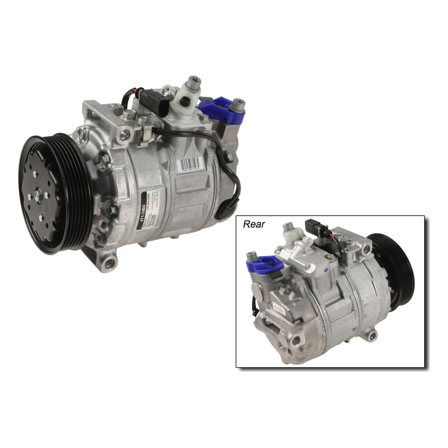 Denso New w/ Clutch A/C Compressor