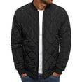 thumbnail image 1 of Men's Lightweight Puffer Jacket Winter Packable Classic Collar Short Down Coat, 1 of 2