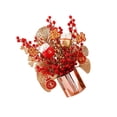 thumbnail image 2 of Cateissary Traditional Chinese New Year Ornaments Bonsai Entryway Decor for Home Desk Flores artificiales, 2 of 6