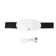 thumbnail image 2 of Lumbar Massager EMS Pulse Heating Waist Body Slimming Massage Belt Abdominal Massager White, 2 of 4