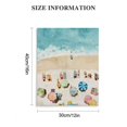 thumbnail image 3 of Shadudu Summer Beach Day People Swimming Canvas Wall Art 12x16 in, 3 of 5