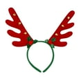 thumbnail image 1 of Diadema de astas de Navidad, aro para el pelo, accesorios creativos para el cabello, tocado de Navidad para Cosplay, suministros para fiestas de niños, 1 of 9