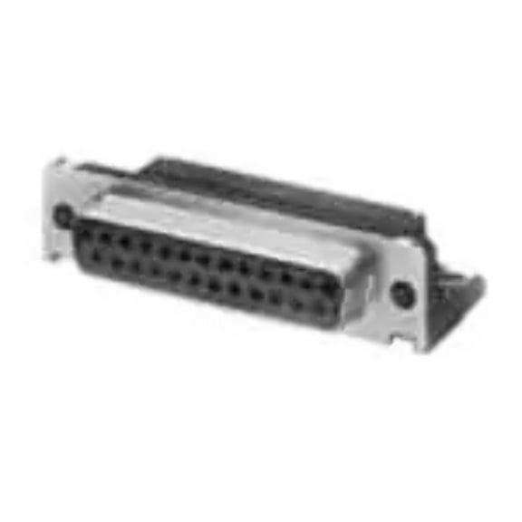 747854-4 Connector D-Sub Receptacle 25 Position Female Sockets Through Hole Right Angle