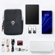 thumbnail image 4 of Estuche organizador de banco de energía con cable USB de viaje con bolsa digital portátil (gris) Likrtyny  Deportes al aire libre Salida diaria Juego de fiesta, 4 of 8
