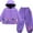 Dark Blue, variant on Hiiyo Girls Windbreaker Jacket Raincoat Trench Coat and Pants 2Pcs Outfits