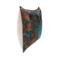 thumbnail image 4 of Pemberly Row 22x22 Linen Cotton Throw Pillow in Teal/Antique Bronze, 4 of 5