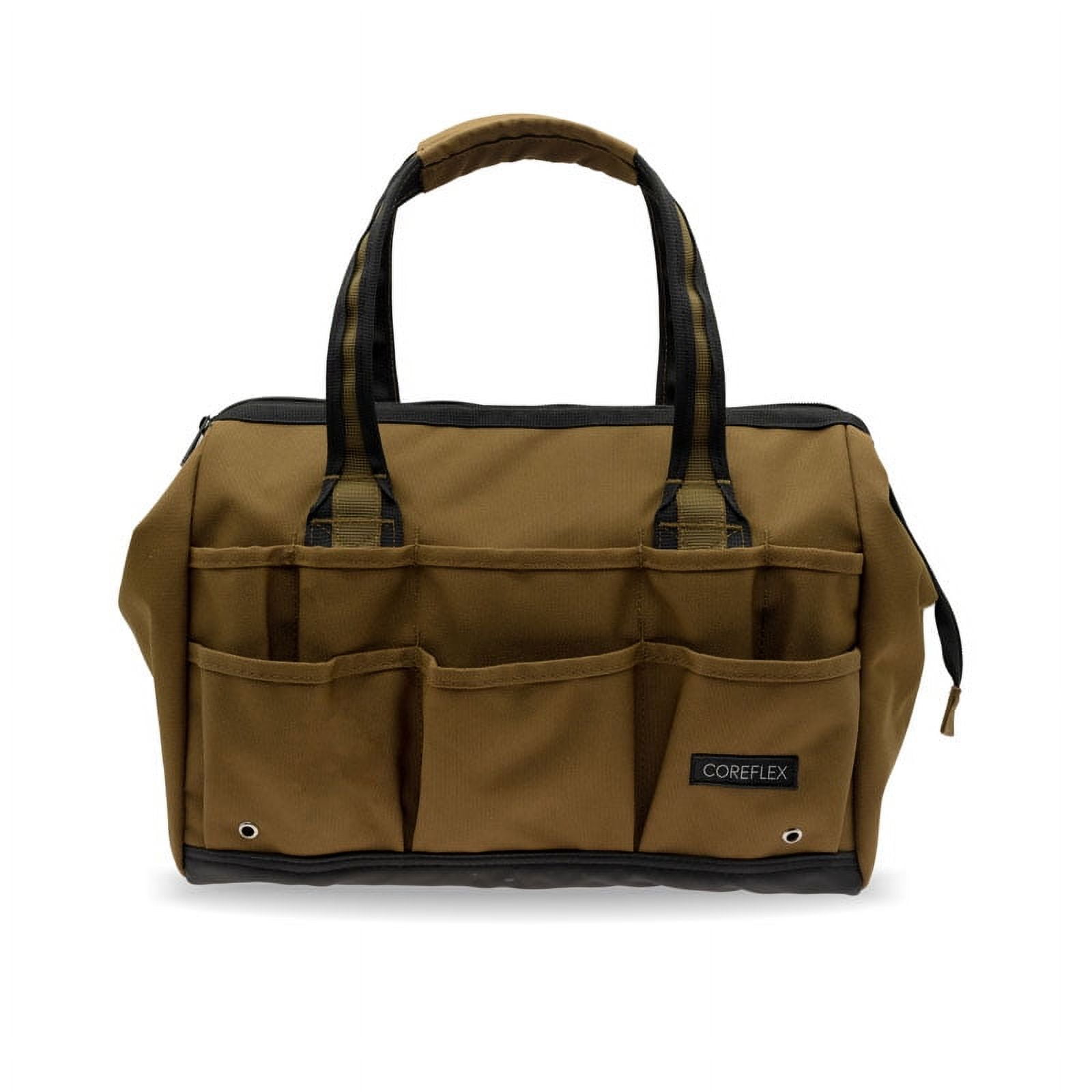 Coreflex Tool Bag, 14inch wide mouth multiple purpose bag for Plumbers, Electricians, Handymen