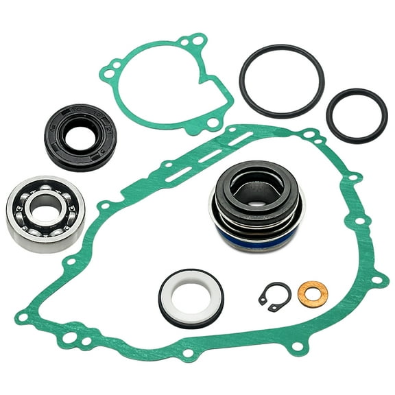 M MATI Water Pump Rebuild Repair Kit Bearing Seal Gasket for Yamaha Grizzly 700 500 Rhino 700 Viking 700