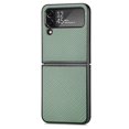 thumbnail image 3 of Funda de moda de fibra de carbono anticaída para Samsung Galaxy Z Flip 4 5 Flip5 Flip2 5G Flip4 Flip 3 2 Flip3, funda delgada protectora, 3 of 5