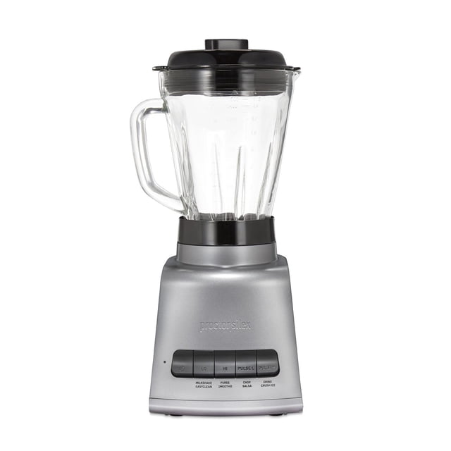 LICUADORA PROCTOR SILEX 53560 3 VEL VASO VIDRIO 1.53 LT plateado 1