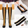 thumbnail image 2 of Muyoka Crazy Funny Chicken Legs Calcetines Hasta la rodilla Novedad Calcetines Regalos divertidos Cool Funky Animal Cartoon Cosplay Pollo Pierna Hasta la rodilla Media pantorrilla Regalo, 2 of 7