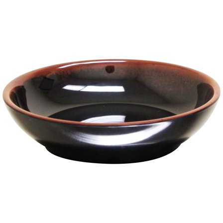 Excellante Tenmoku melamine dinnerware collection 9 oz, 5 1/2" bowl (flat), comes in dozen