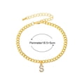 thumbnail image 4 of Xihbxyly Pulsera de Diamantes para Mujer, Accesorios de Vestir, Hebilla Abierta, Oro y Pulsera, 4 of 4