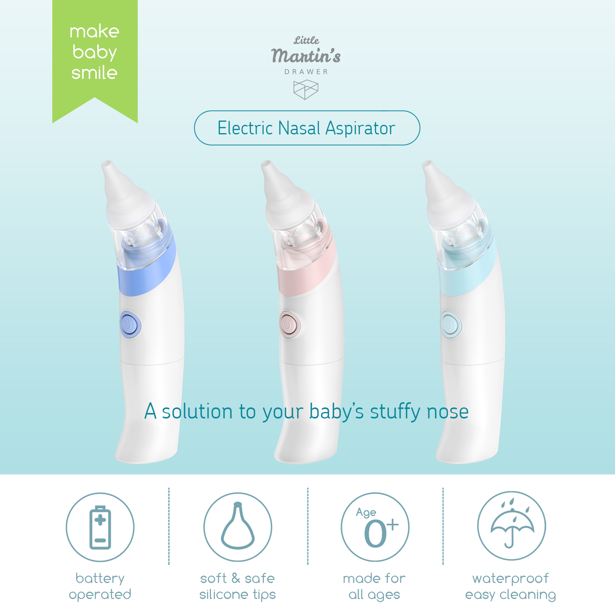 Little Martin's Baby Electric Nasal Aspirator photo 2