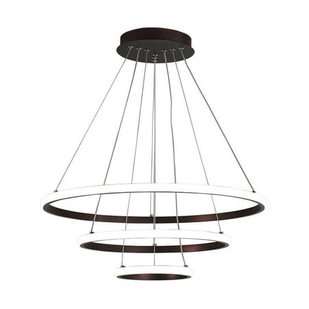 

Nitouy Simple Modern Chandelier Adjustable Indoor Lighting High Brightness Decor Ornament for Dining Bar Living Room Shop (3 Color Light)