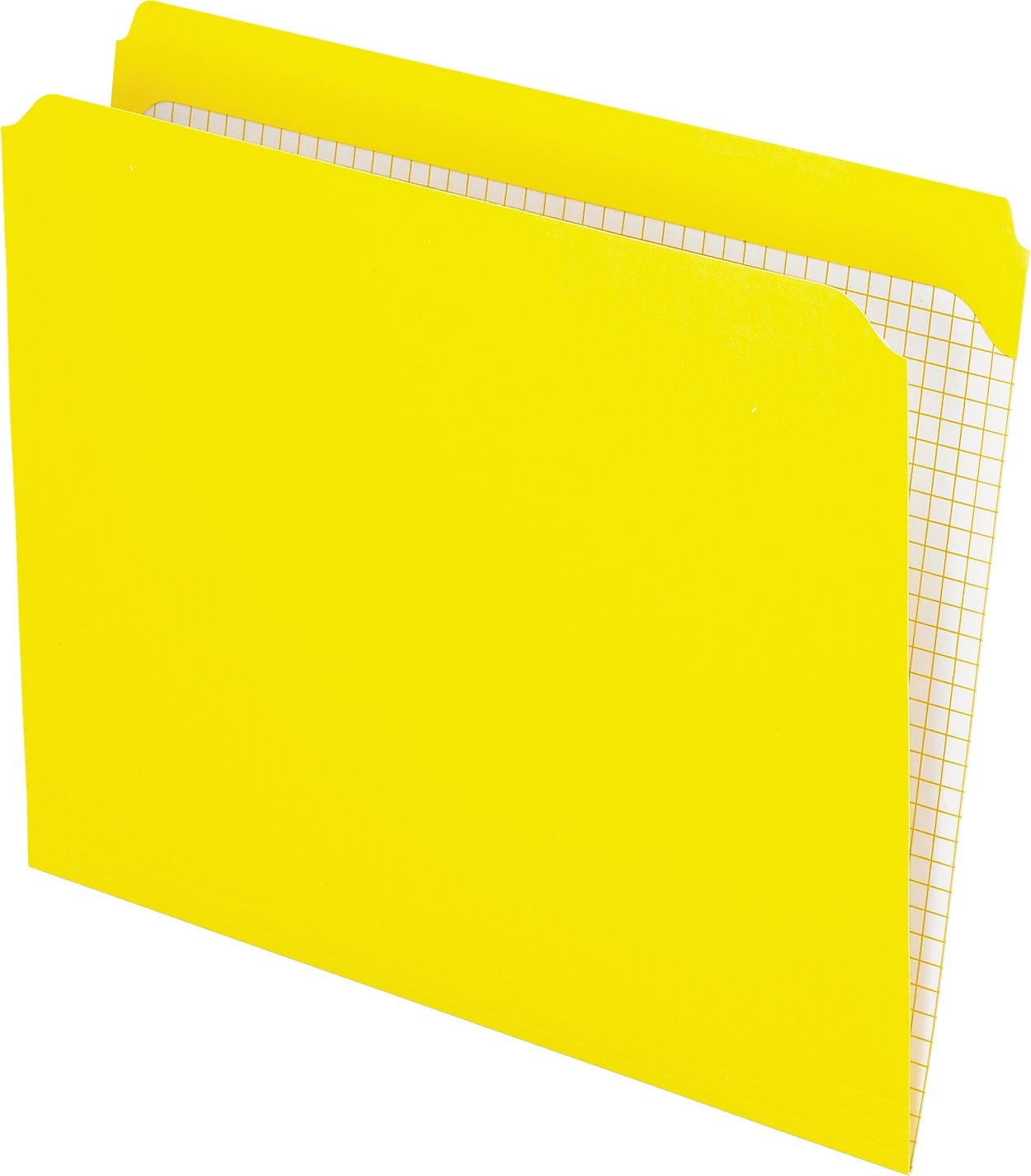 Pendaflex Reinforced Top Tab File Folders Straight Cut Letter Yellow 100/Box R152YEL