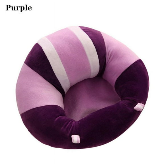 Topboutique Baby Chair Support Soft Bean Bag Chair with Cushion, Purple