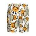 thumbnail image 2 of Lsque Giraffes Head Mens Sleep Pajama Shorts,Short Pajama Pants, Cotton Ultra-Soft Knit-Small, 2 of 9