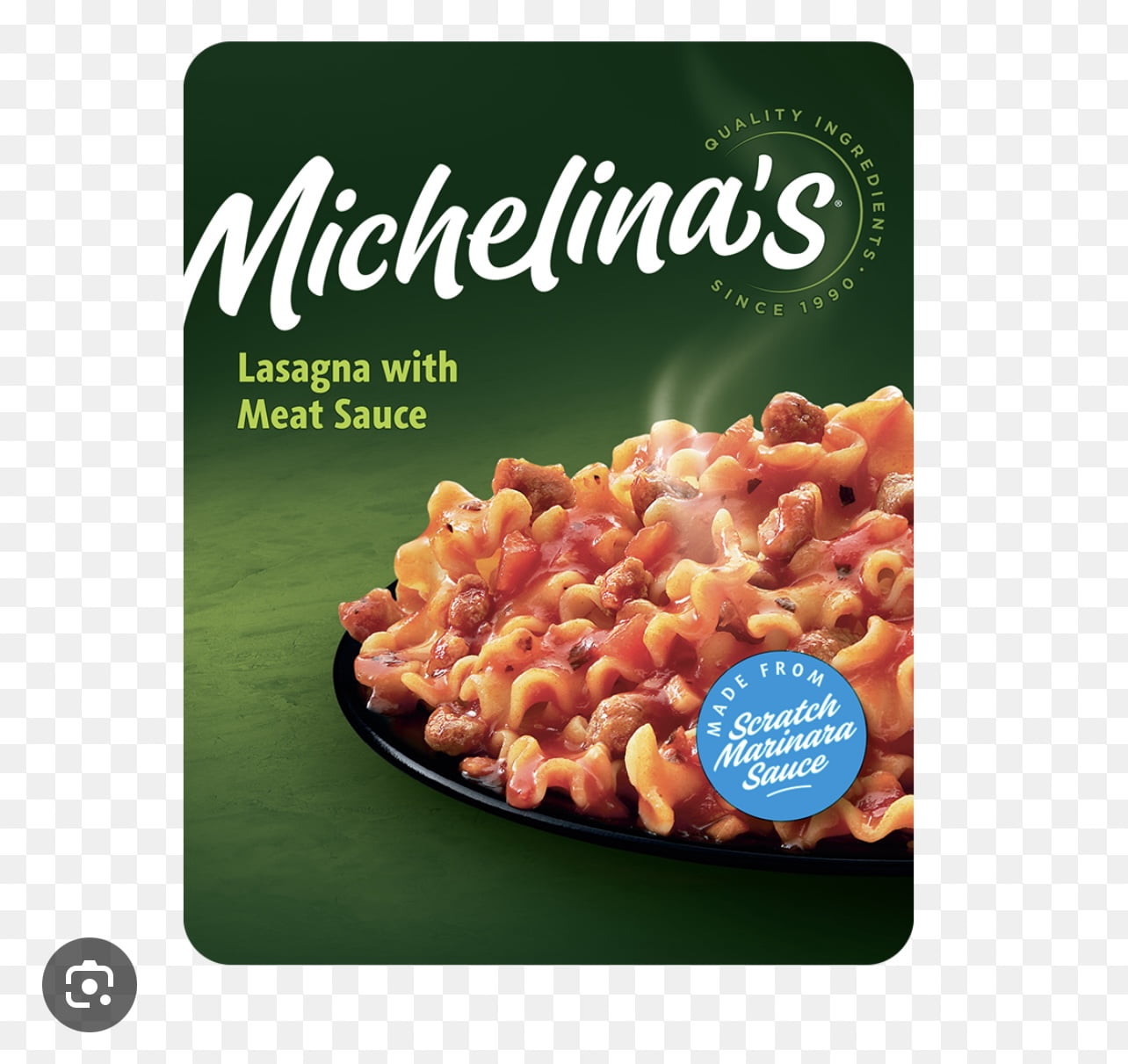 Michelina's Entree Authentic Lasagna with Meat Sauce 241g Box Single Frozen Packaged Meal