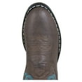 thumbnail image 2 of SMOKY MOUNTAIN BOOTS Youth Monterey Western Boots, Color: Brown/Blue, Size: 6.5, Width: R, 2 of 6