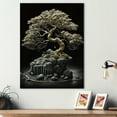 thumbnail image 2 of Designart Bonsai Tree On Rocks I Canvas Wall Art, 2 of 5