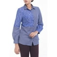 thumbnail image 1 of Chemise Décontractée pour Femmes Bleue, 1 of 3