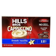 Angle View: Hills Bros Instant Cappuccino Single-Serve Coffee Pods, French Vanilla, Compatible with Keurig K-Cup Brewers (72 Count)