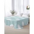 thumbnail image 5 of Clouds Twim Size Flat Sheet, Wrinkleproof & Fadeproof Cooling Flat Bed Sheet Only, Cartoon Blue Sky Minimalist Aesthetic Breathable Soft Bedding Top Sheets 66 x 96 Inches, 5 of 8