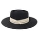 thumbnail image 1 of Sonducket Sombrero de paja de verano de ala ancha, informal, transpirable, para acampar, pescar, viajar, playa, moda, tapa plana, gorra protectora solar Sombreros Type1 NO1 Sonducket  AP012495-11, 1 of 6