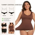thumbnail image 4 of MISS MOLY Shapewear Tummy Control Tank Top Compression Tanks for Women V-Neck Camisole Cami Slimming Body Shaper, 4 of 6