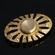 thumbnail image 5 of Metal de aluminio dorado Tri Hand Finger Spinner Fidget EDC Desk Toy Gyro Tmvgtek juguetes de los niños, 5 of 6