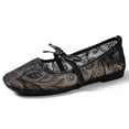 thumbnail image 6 of KIJBLAE Women's Closed Toe Solid Slip On Moccasin Flats, Fashion Low Cut Soft Sole Trendy Casual Flat Shoes Black 39, 6 of 9