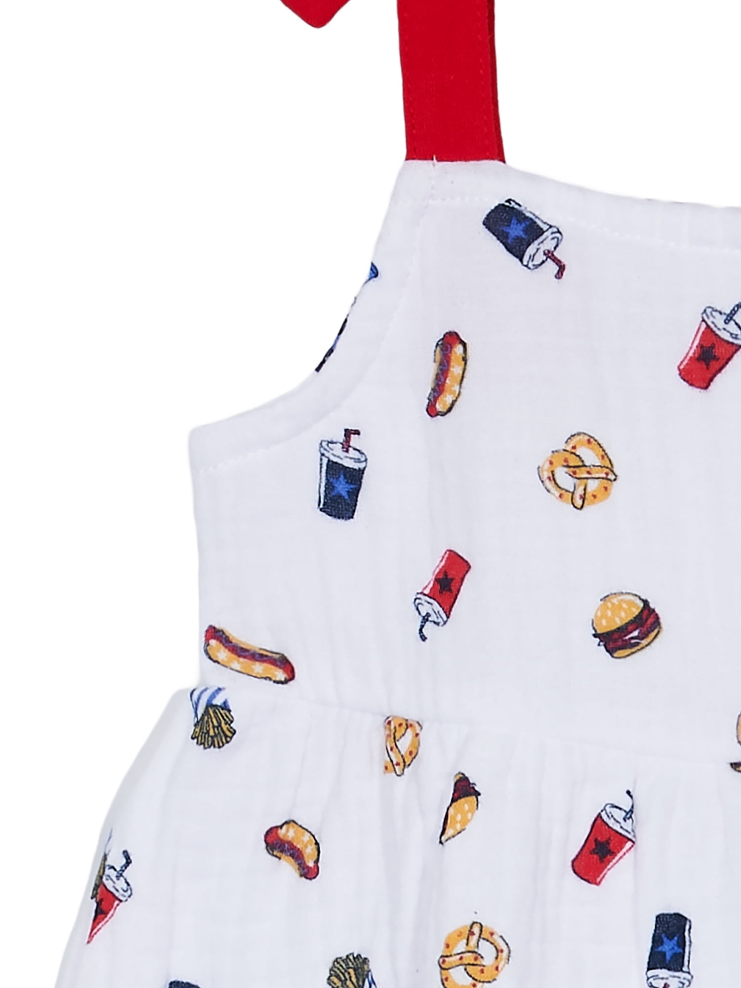 Way to Celebrate Baby and Toddler Girls Americana Dress, Sizes 0-3M-5T