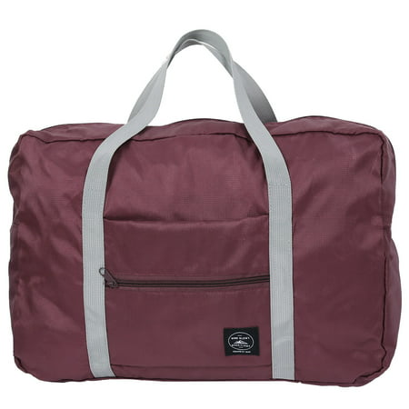 Unique BargainsZippered Foldable Handbag Clothes Luggage Packing Travel Storage Bag (Best Hand Luggage Brands)