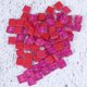 thumbnail image 1 of unbranded Piezas De Cristal De Vidrio Cuadradas Para Con Rosado Y Vidrio Premium, 1 of 4