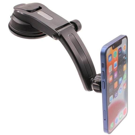 Car Mount Dash Phone Holder for Samsung Galaxy S23/FE/Plus/Ultra/S24/FE/Plus/Ultra - Magnetic Cradle Swivel Dock Strong Grip